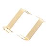 Speaker Link Plates 1Pair, Gold Tone Metal Plates for Binding Post Bridge Use in Home Speaker Systems and Daily Use