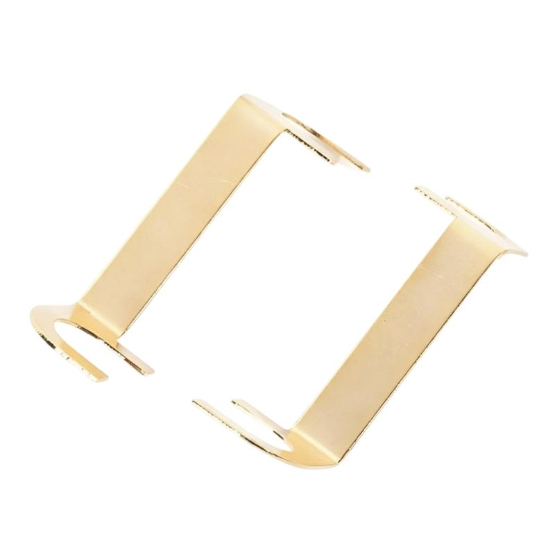 Speaker Link Plates 1Pair, Gold Tone Metal Plates for Binding Post Bridge Use in Home Speaker Systems and Daily Use