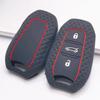 Key Fob Cover for Peugeot 3008 5008 208 308 408 508 4008 C3 Anti-Scratch Surface Shockproof Structure Soft Grip Texture Easy Install Design