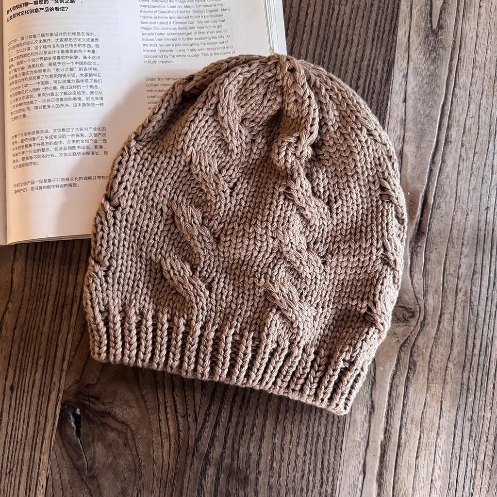 Winter Knit Hat For Men And Women Pure Color Warm Beanie Fashion Casual