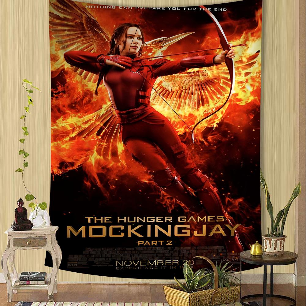 The Hunger Games 3 Chart Tapestry for Living Room Home Dorm Decor Art Home Decor