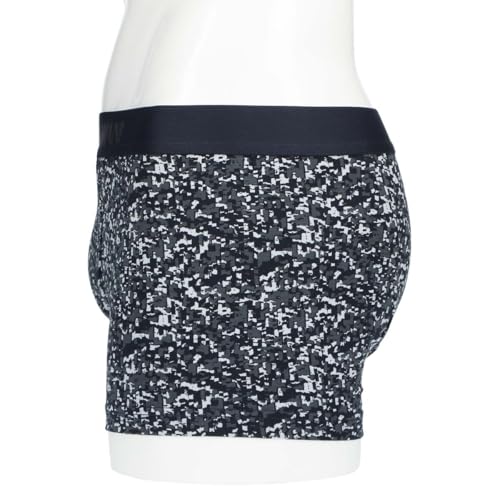 Emporio Armani Classic Pattern Boxer Shorts, Front Closure, EU Size, Men's Underwear, 54007972, 54007972-4-68, Navy