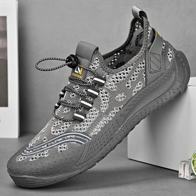 Men's Thin Breathable Flying Woven Sneakers