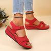New 2024 Large Casual Fish Mouth Sandals Women's Outwear Shake Thread Shoes Roman Style Sandals