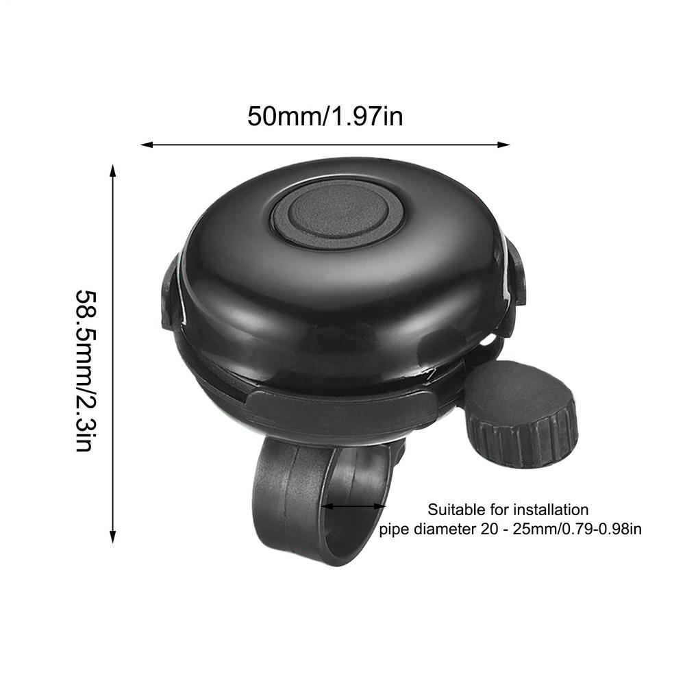 100dB Loud Crisp Clear Bicycle Bell Aluminum Cycling Ring Horn for Kids Men Women Family Bike Handlebar Outdoor Riding Safety