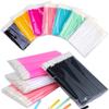 CNKESS 50Pcs Disposable Lip Brushes Lipstick Gloss Applicators Makeup Swabs Micro Cleaning Brush Tools For Eyelash Extension