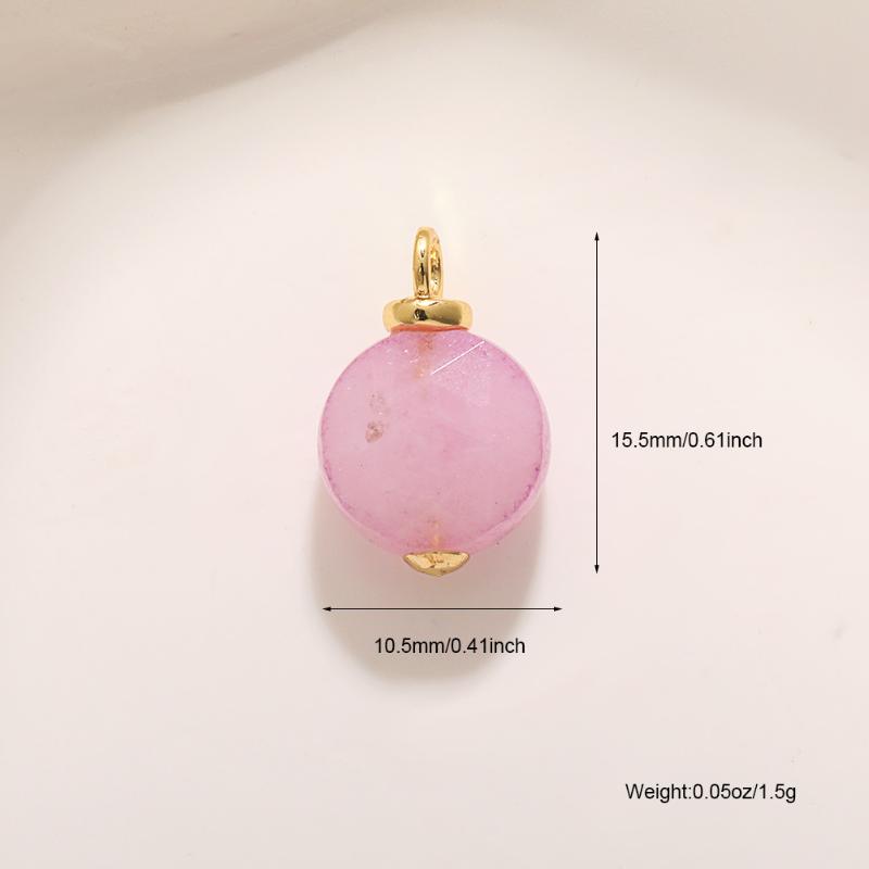 

Colored Stones Pendant For Jewelry Making Supplies Diy Earring Necklace Bracelet Keychain Accessories