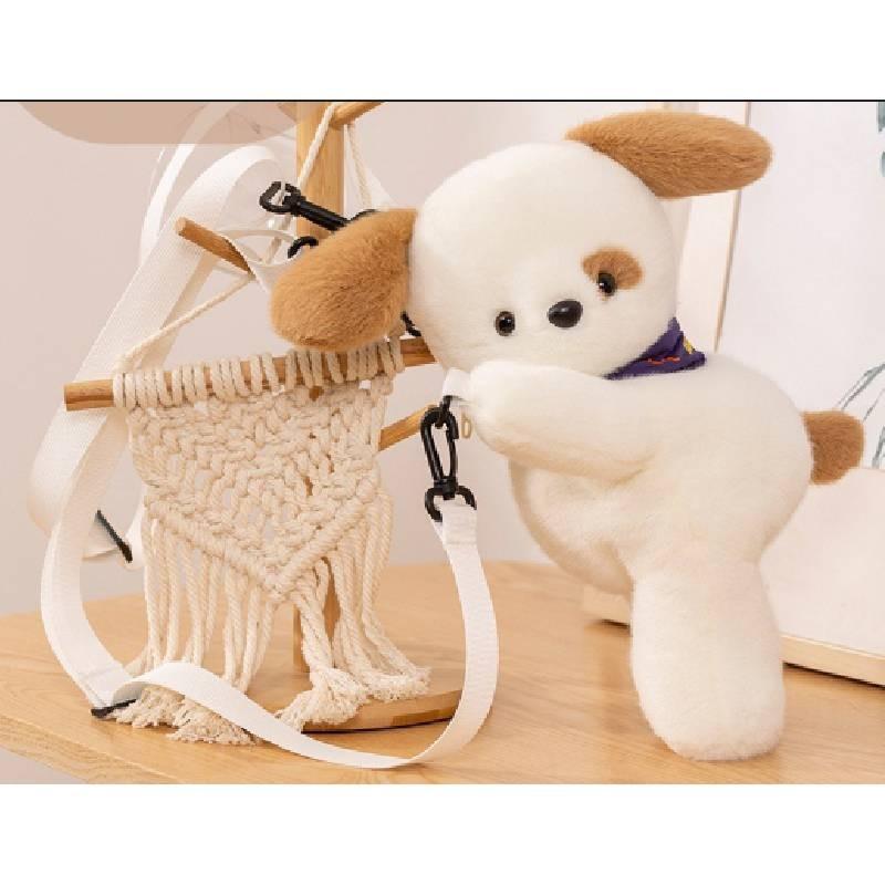Backpack Plush Lightweight Fun Cartoon Doll Messenger Bag Bear Dog Gift Sheep