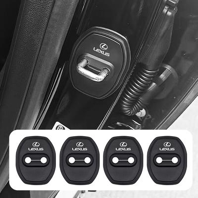 4pcs Car Door Lock Protective Silione Cover Accessorie For ES NX IS RX GX470 LS400 LX470 LX570 RC350 UX250h ES350 RX450h