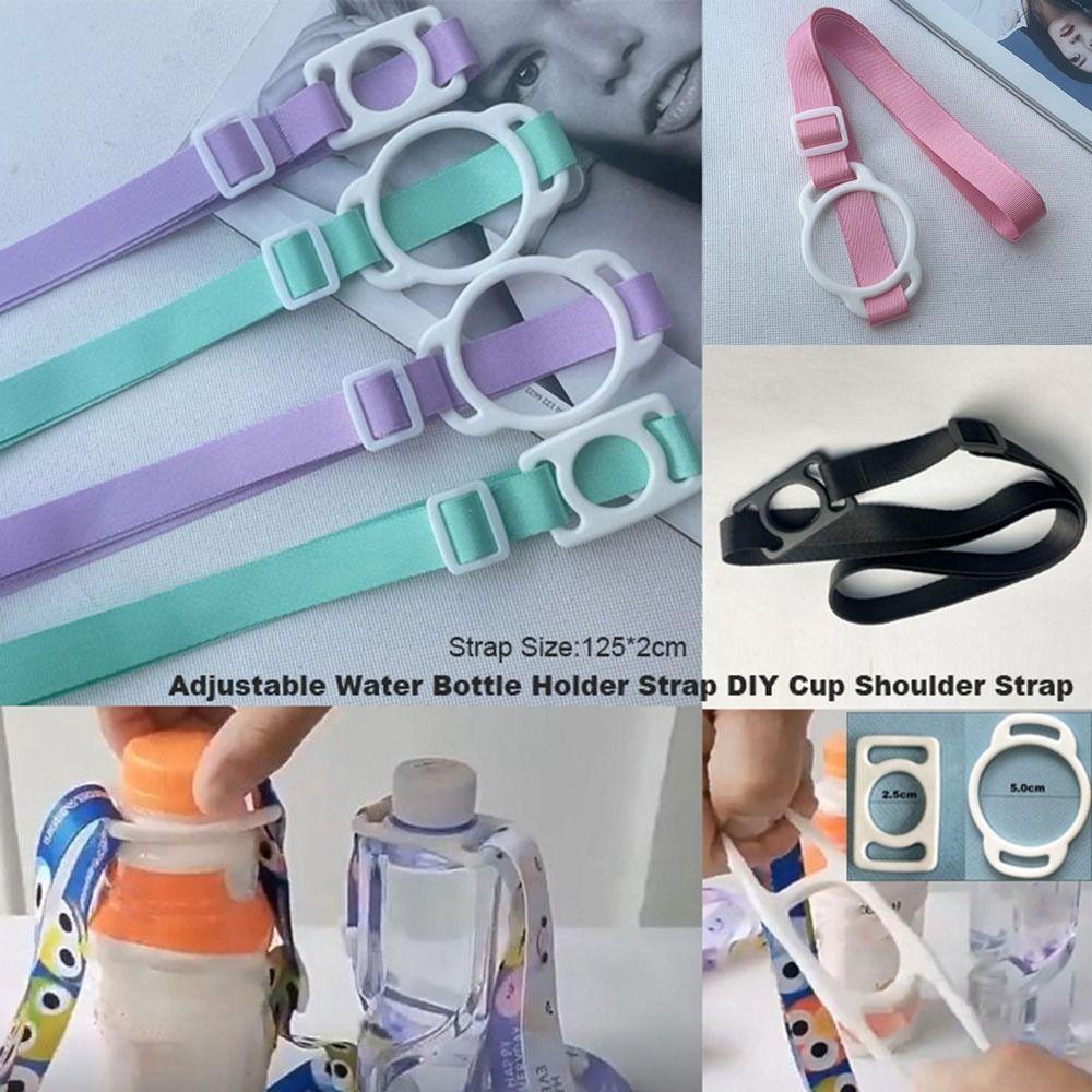 Portable Water Bottle Holder Strap Kettle Buckle Lanyard  Camping Picnic Travel Accessories