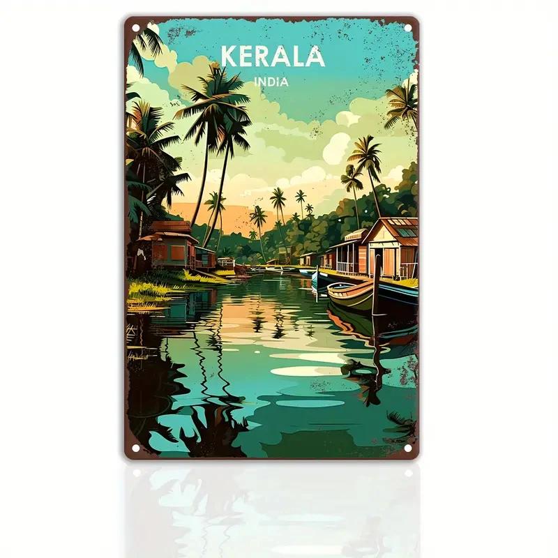 Retro Metal Sign Travel The World VENICE CANADA TORONTO  Vintage Poster Home Bar Room Pub Cafe Club Hotel Wall Decor Plate