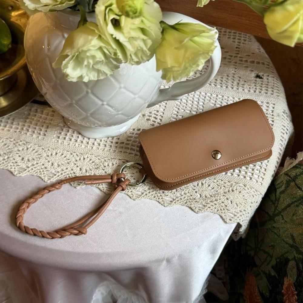 

with Lanyard Sunglasses Storage Bag PU Leather Eyewear Bag Fashion Sunglasses Pouch