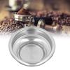 Universal 58mm Coffee Filter Basket for 1 Cup Stainless Steel Porous Bowl Compatible with Semi-Automatic Coffee Machines