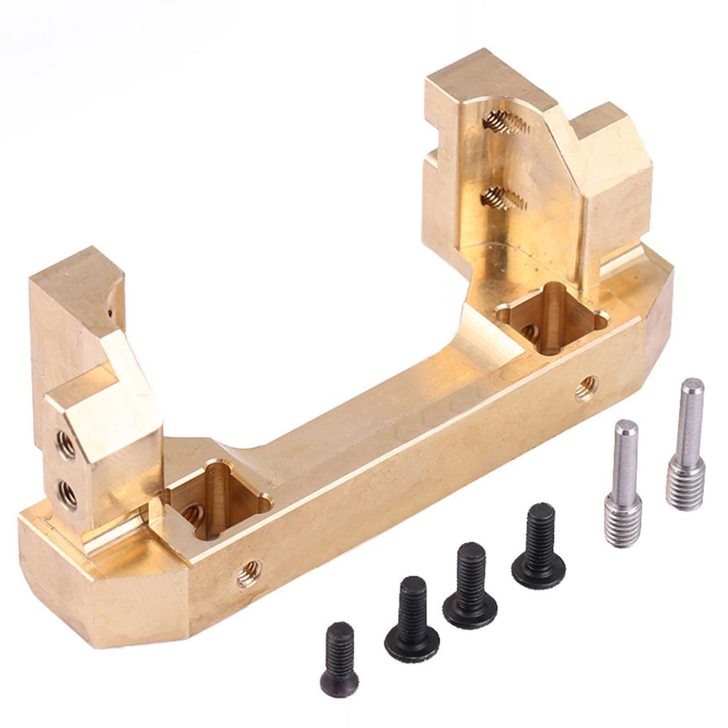 Model Vehicle Accessory Brass Front Bumper Mount for Traxxas RC Crawler Car