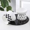 Ceramic High Foot Pet Bowl Cat Food Bowl Protects Cervical Vertebrae Pet Supplies