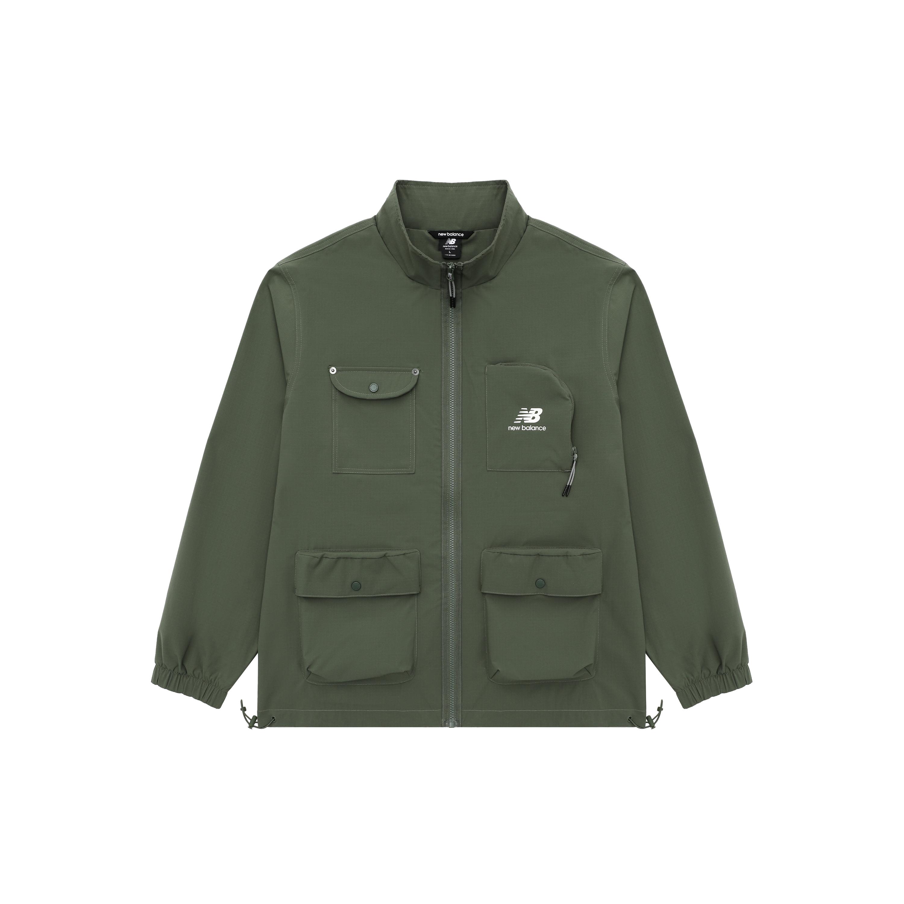Куртки и пальто New Balance Мужские Зеленые AMJ31322-DON S