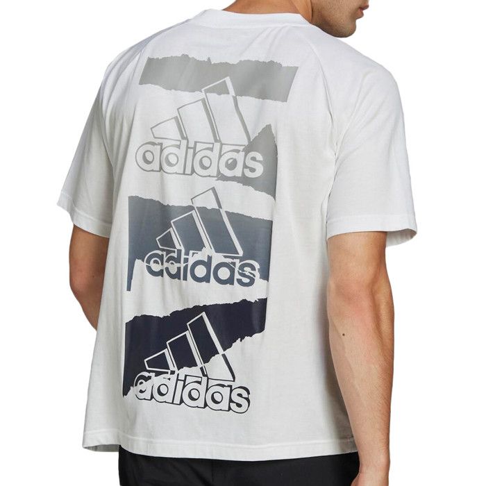 T-shirt - ADIDAS - M BL Q2 T UOMO HE4421 - 100% coton - Manches courtes - Col arrondi