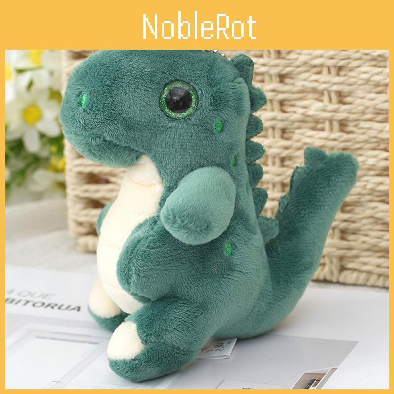 Cute Dinosaur Plush Keychain Soft Green Dino Stuffed Animal For Backpacks