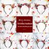 Barrette Serre-tête Bois de Faon Style Mori - Accessoire de Cheveux de Noël Mignon d'Inspiration Féerique pour Femmes