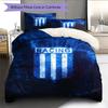 Racing Club  Pattern Bedding Quilt Set  Home Decoration  Gift (1 * duvet cover + 2 * pillowcase  without core)