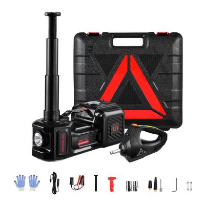 5-Ton/11023 LBS All-in-One Hydraulic Jack with Impact Wrench & Tyre Inflation System, LED for SUV/Truck Service