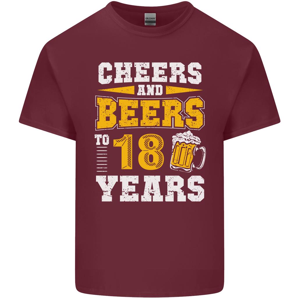 18th Birthday 18 Year Old Funny Alcohol Unisexs Light Cotton TShirt