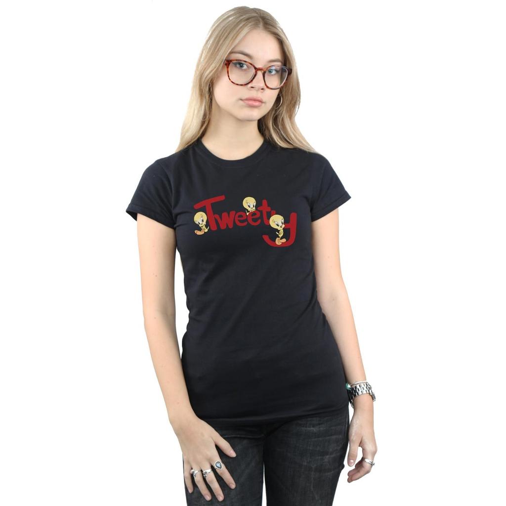 Looney Tunes Womens/Ladies Tweety Trio Cotton T-Shirt