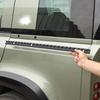 For Land Rover Defender 110 2020-2026 Car Rear Window Lower Expansion Slot Kit Aluminum Alloy Exterior Modification Accessories