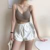 Tank Top Knit Halter Crop Tops Women Summer Camis Backless Cross Design Camisole Fashion Tube Female Sleeveless Cropped Vest