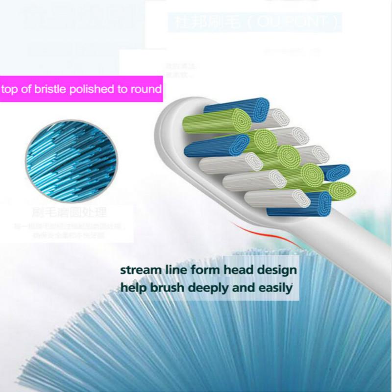 2/3 PCs Replacement Toothbrush Heads Independent Hygienica Packed With Cap Compatible With SOOCAS X3