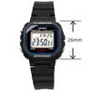 Casio Digital Watch LA-20WH-1C for Women and Girls, Black, Overseas Model