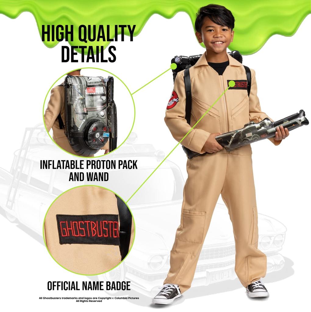 Halloween Cosplay Costume Ghostbusters Ghostbusters Afterlife Set Full Body For Children Kids S M L 120259 [Disguise] 2-Piece [Item]
