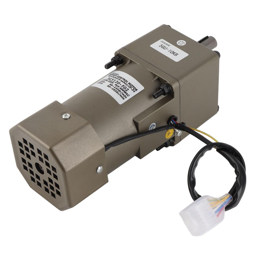 Moteur à engrenages réversible à vitesse réglable avec contrôleur et support(Rapport de réduction 10K)