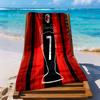 AC Mailand Strandtuch Superweiche Mikrofaser Schnelltrocknendes Gewebe Bequem Leicht Geeignet Für Schwimmen Fitnessstudio Camping Yoga Urlaub