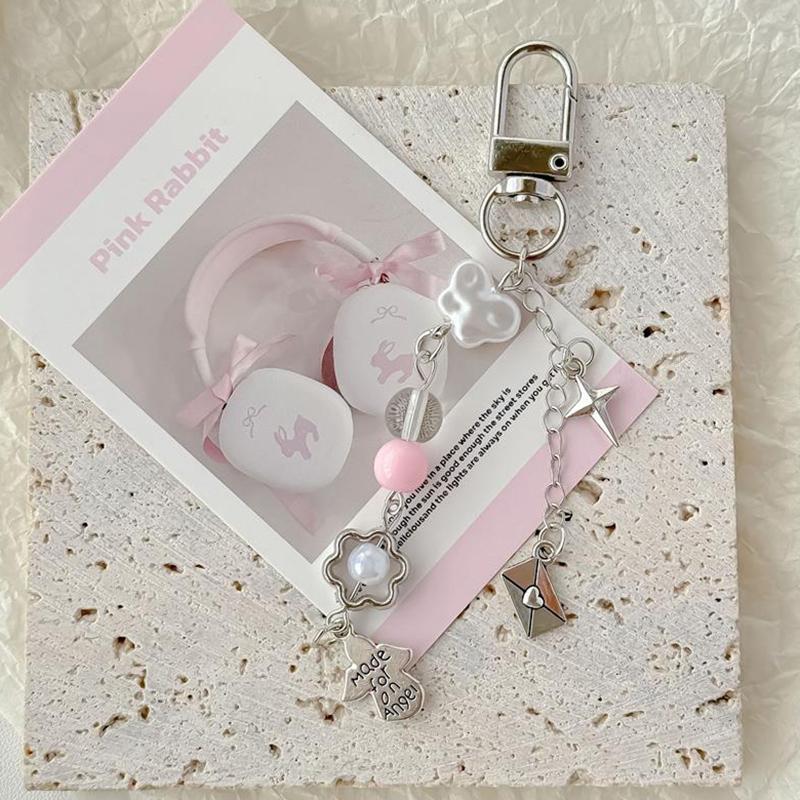 

Милый Ангел Конверт Мобильный Телефон Цепочка Шнурок Брелок Подвески Сладкий Шарм Девочковая Сумка Подвесные Украшения Парное Украшение Подарки