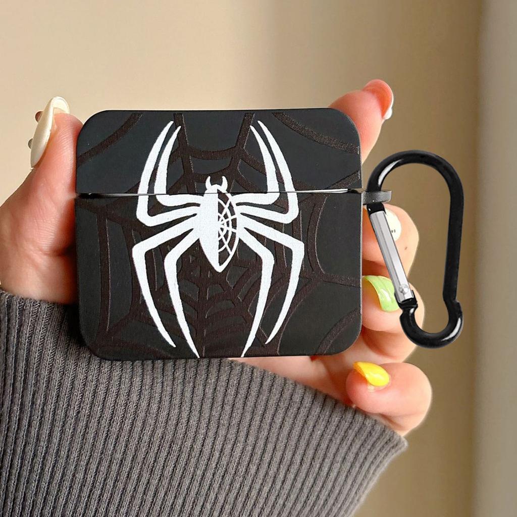 Spider, suitable for AirPods Apple Bluetooth wireless headset case, square case anti-drop creative cartoon, spot