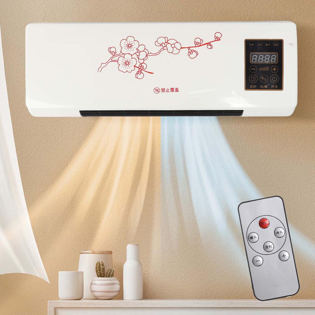 Wall Mounted Air Conditioner Button Remote Control Type Automatic Cooling Heating Air Conditioner