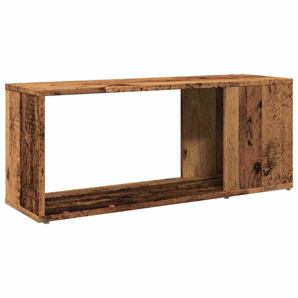 TV Stand Rustic Wood Look 80 x 24 x 32 cm Engineered Wood