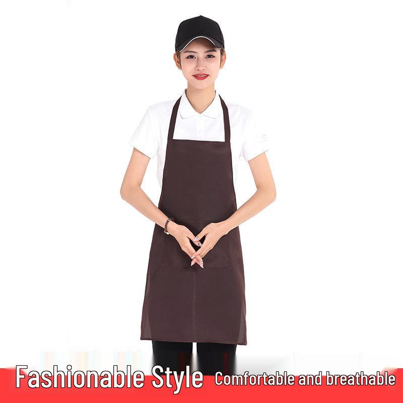 Korean Style Waterproof Kitchen Apron with Custom Logo