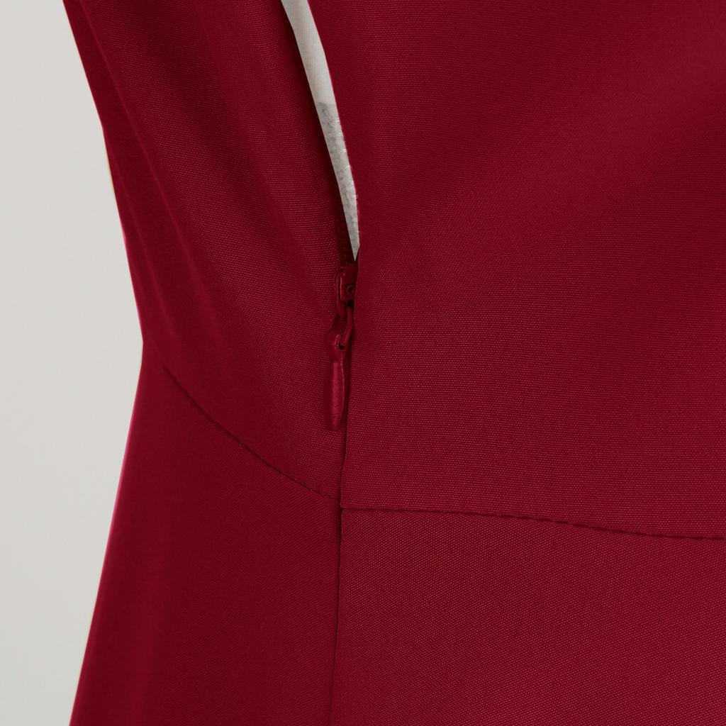 GMXIA Rochie leagăn cu două piept pentru femei Temperament, vintage, cu guler în picioare