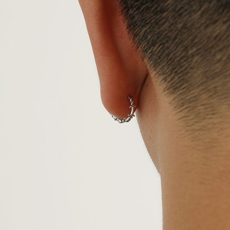 2025 Thorn Series Unisex Ear Cuff Hoops: Unique Design for Men & Women