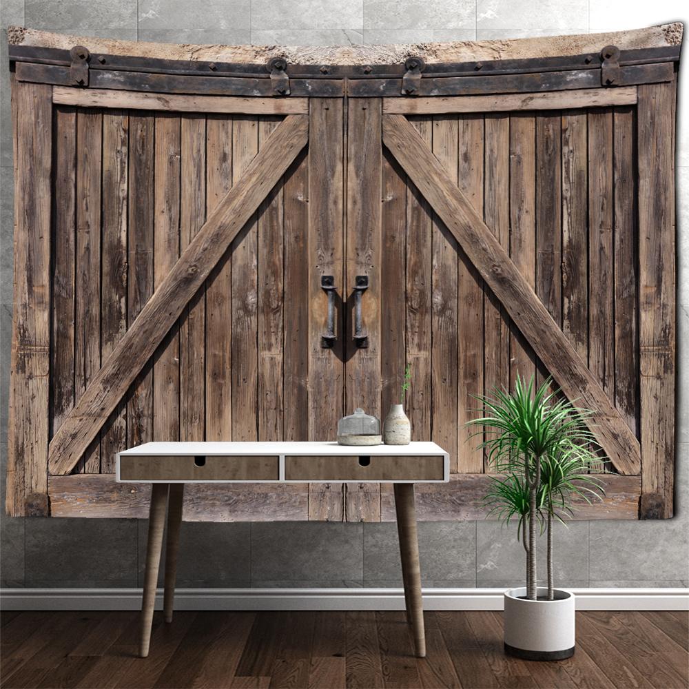 3D Printing Colorful Stone Wood Tapestry Wall Hanging Tapiz Hippie Psychedelic Background Wall Decor Cloth