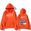 Alex G Artist Hoodies Alex G Tour Fashion Sweatshirts for Women Men Casual Fleece Clothing Two Sides Graphic Hoody Y2K