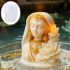 Indian Goddess Statue Silicone Candle Molds Easy Demold For Handmade Candle Soap Chocolate and Home Decoration Resin Art