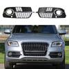 Professional Front Bumper Fog Light Grill Grille Cover Trim Car Spare Part Compact-size Suitable for Q5 S-Line 13-16
