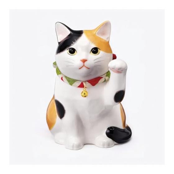 Lucky cat (Mike) in my house (with good luck sticker)