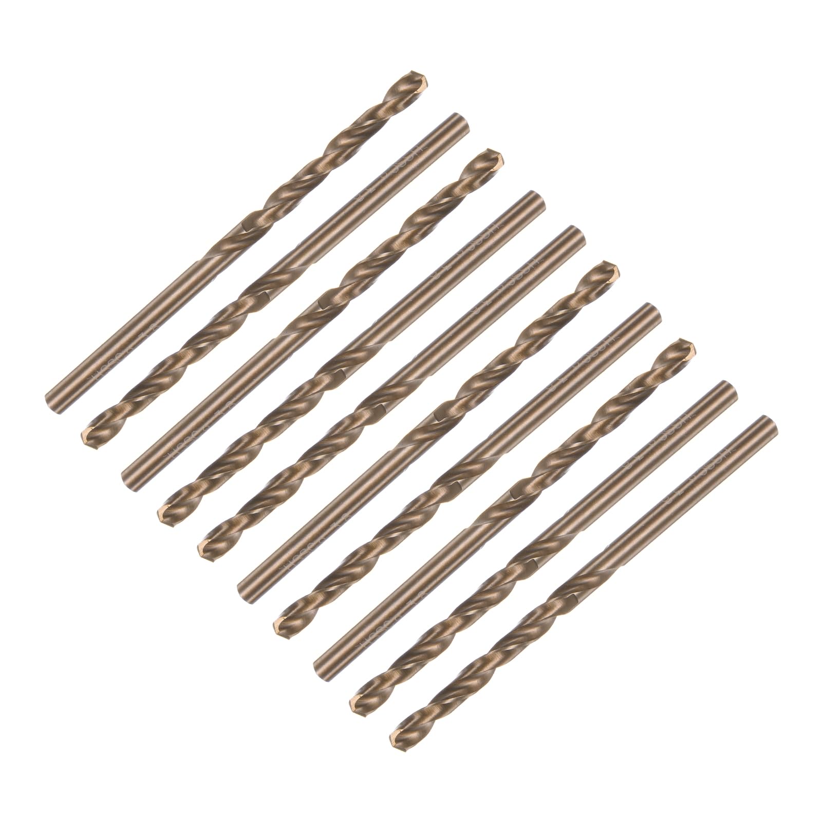 

Сверло uxcell Metric Helix с высоким содержанием кобальта, круглое спиральное сверло, вращающийся инструмент, диаметр сверления 30 шт. 3,8 мм