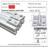 Hochleistungsscharniere aus Zinklegierung für Aluminiumprofiltüren (20/30/40/45)