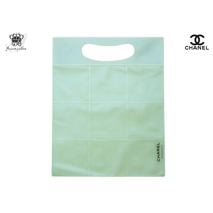 Used CHANEL Novelty Mini Bag Hand Pouch Maquillage Vinyl CHANEL MAQUILLAGE [Used Opened Item]