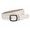 Womens Slim PU Leather Belt With Square Buckle Leopard Print Fashion Waistband Dress Skirt Outfit